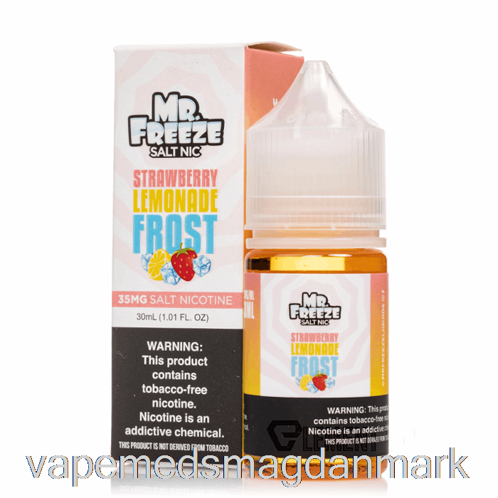 Vape Med Smag Jordbær Limonade Frost - Mr Freeze Salt - 30ml 35mg